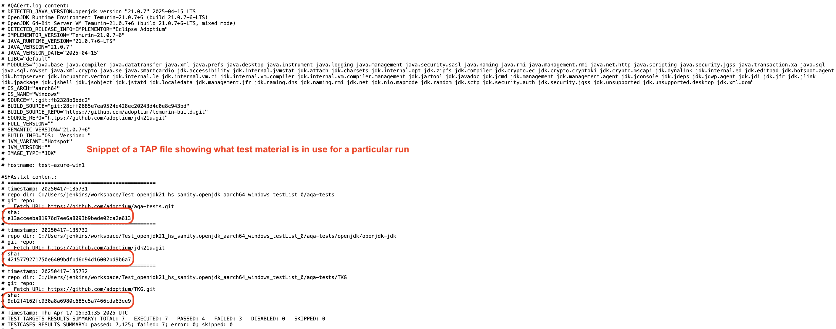 TAP file snippet